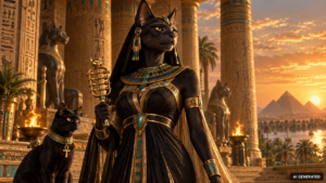 Die Ägyptische Katzengöttin Bastet