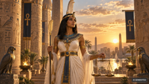 Maat war die Göttin der Gerechtigkeit und Wahrheit im Alten Ägypten
