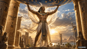 Schu war der Gott der Luft und des Sonnenlichtes im Alten Ägypten