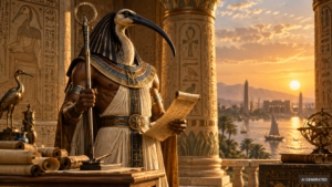 Thoth ist der ägyptische Gott der Weisheit