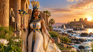 Anuket war die Göttin des ersten Nilkatarakts im Alten Ägypten